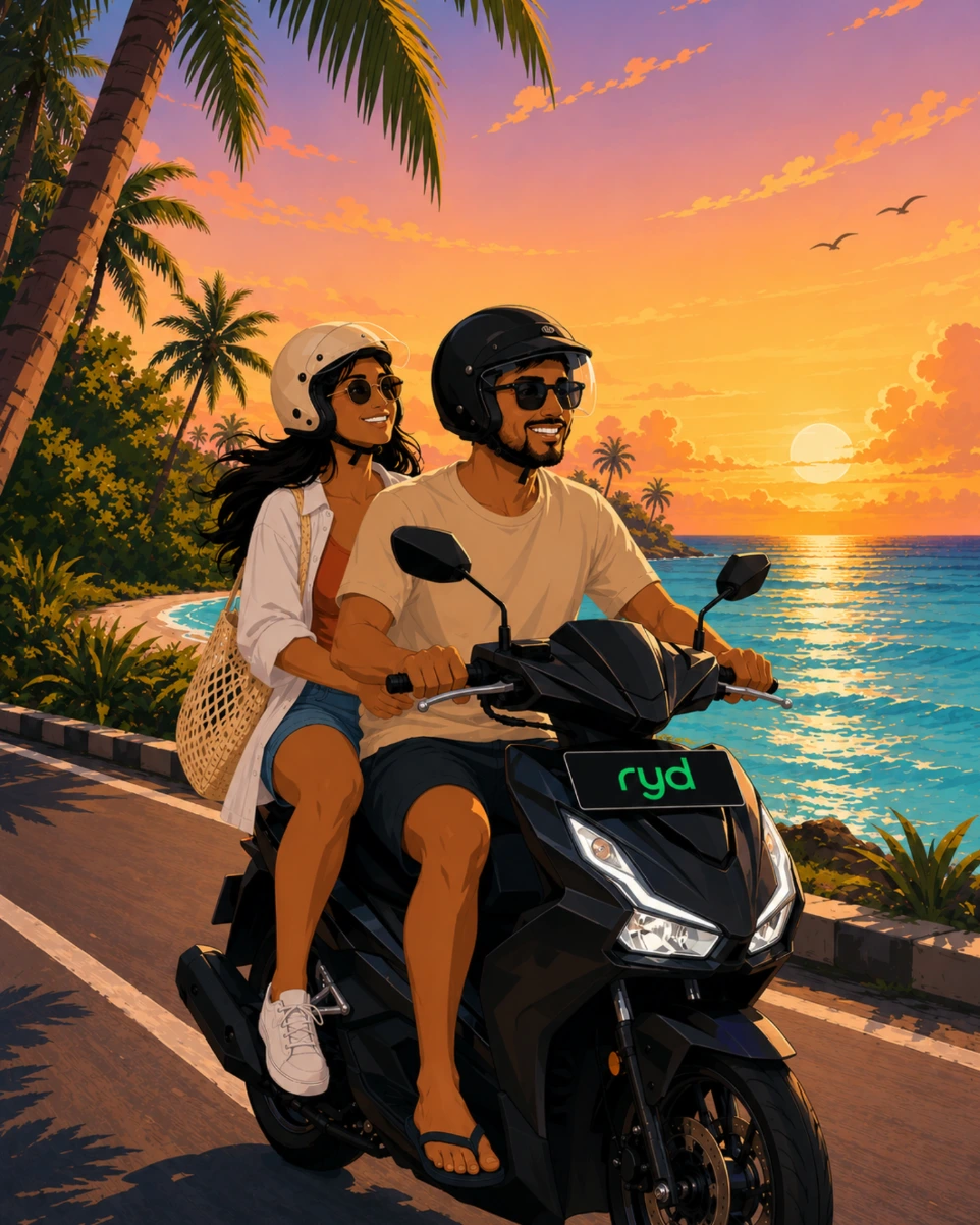 Island hopping Cycle rental